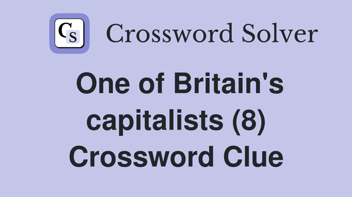 contest the capitalistic thesis crossword clue